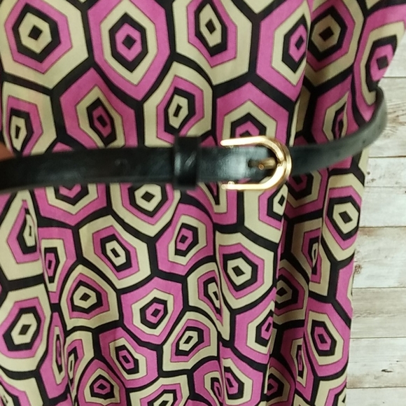 Umgee, 0128, Mauve, taupe and black dress - Picture 10 of 10